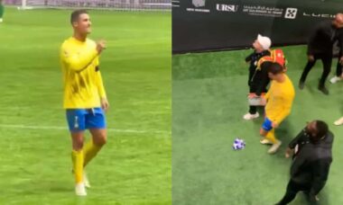 Após derrota, Cristiano Ronaldo se irrita com gritos por 'Messi' e gesto gera polêmica