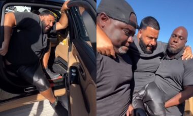 Vídeo polêmico: DJ Khaled é carregado por seguranças para não sujar seus tênis