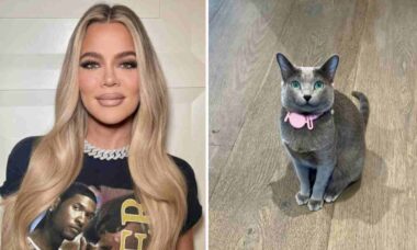 Khloé Kardashian é acusada de fazer Photoshop no rosto de seu gato