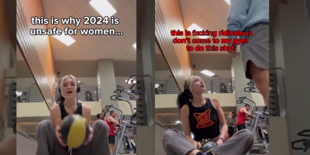 Madi Ruve byla napomenuta, když natáčela video pro sociální sítě ve fitness centru. Foto: Reprodukce Daily Motion
