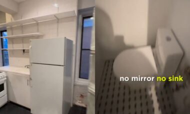 Vídeo polêmico: influencer mostra apartamento minúsculo de Nova Iorque que custa US$ 3.495 por mês