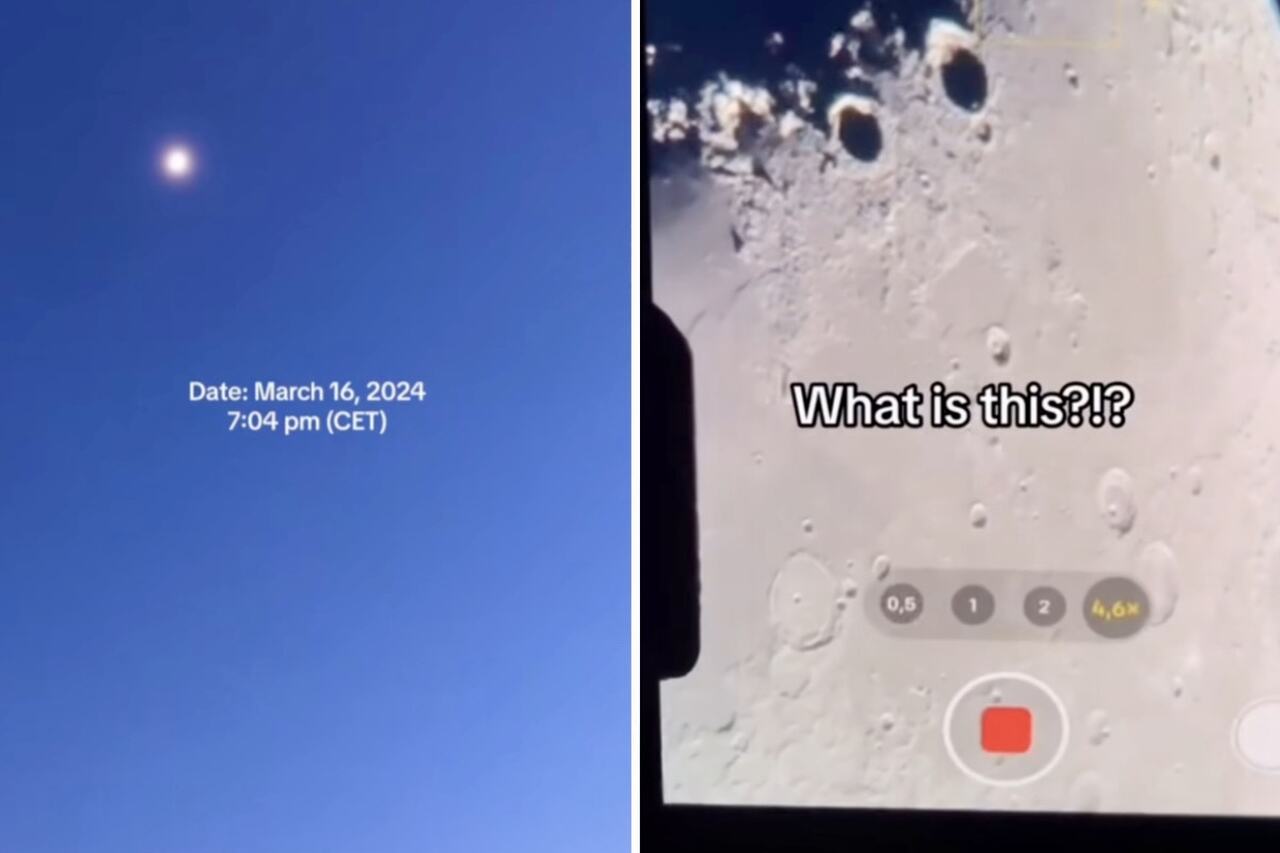Video viraali näyttää tunnistamattoman esineen lentävän kuun pinnan yläpuolella