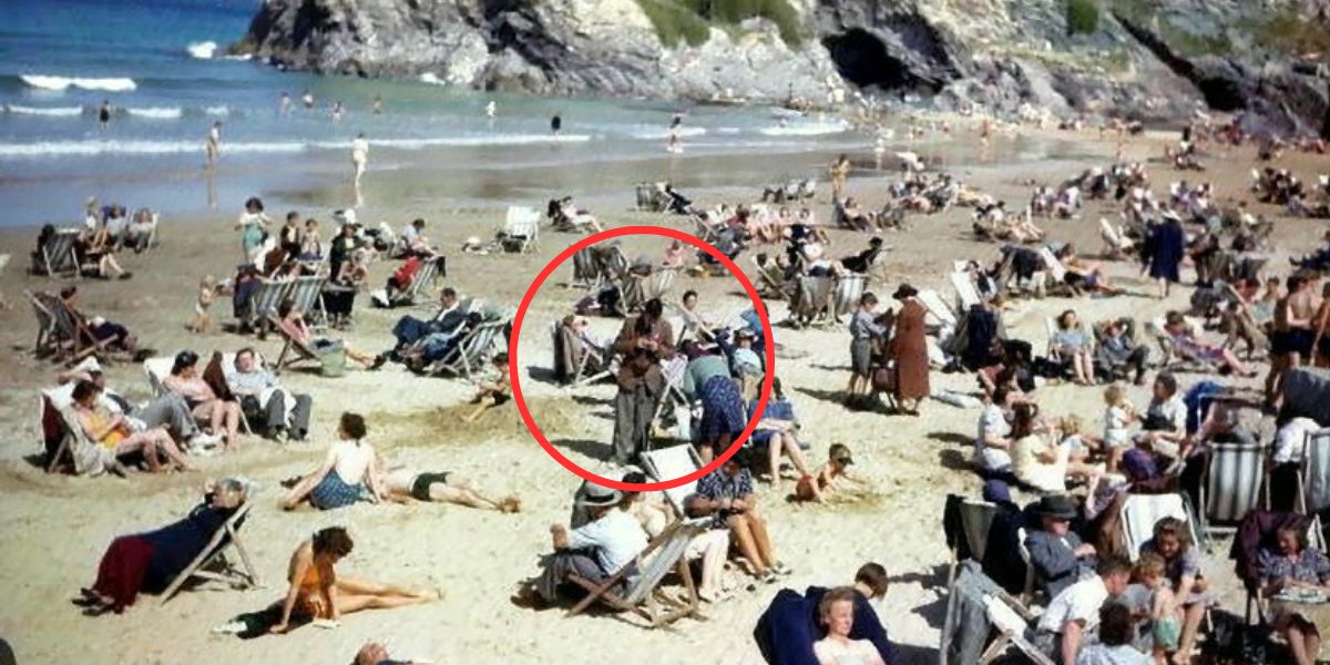 “Time traveler” found in a 1940s photo circulating on the internet