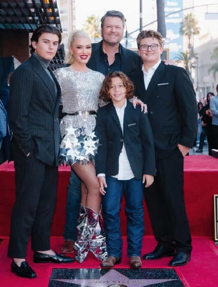 Gwen Stefani e sua família (Instagram / @gwenstefani)