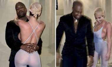 Kanye West dá soco na cara de homem depois que sua esposa foi agarrada na rua