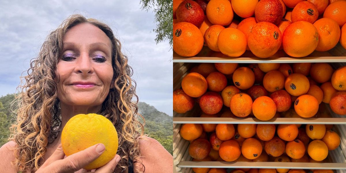 Donna beve solo succo d'arancia per 40 giorni e mostra cosa è successo al suo corpo