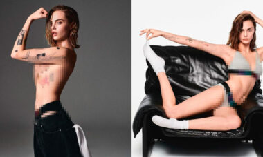Cara Delevingne usa apenas roupas íntimas para campanha ousada do Mês do Orgulho da Calvin Klein