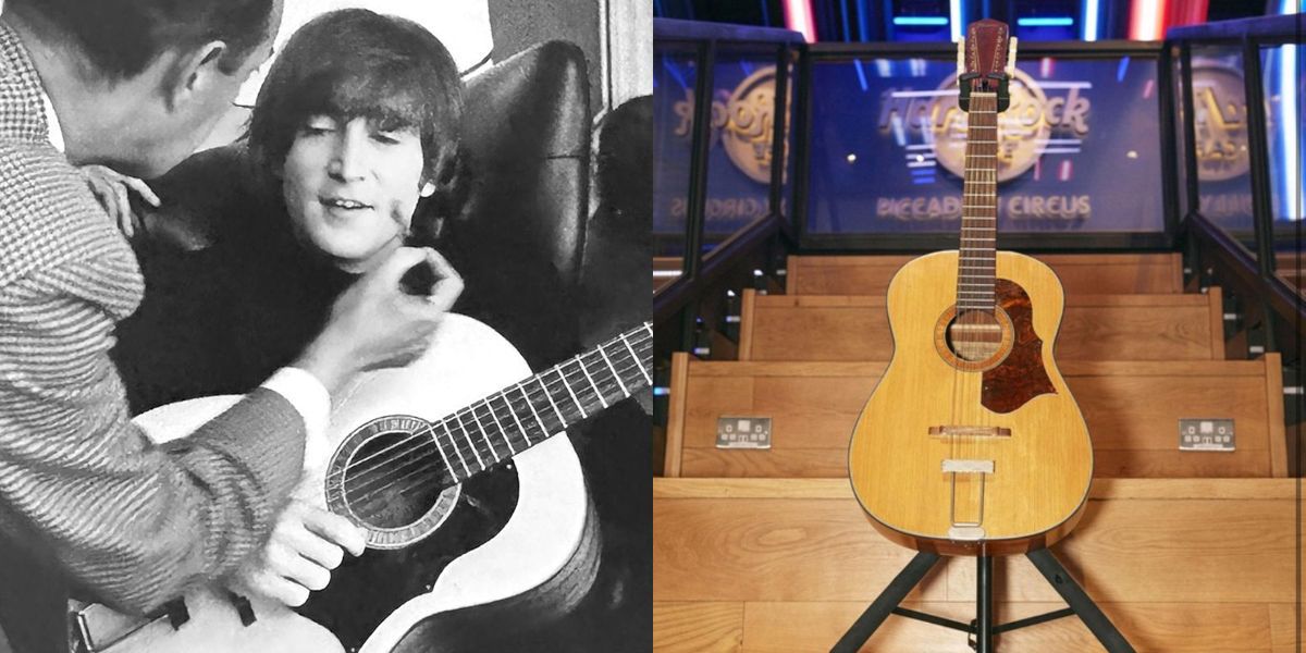 Kitara, jota John Lennon käytti, myytiin huutokaupassa 1,91 miljoonalla dollarilla