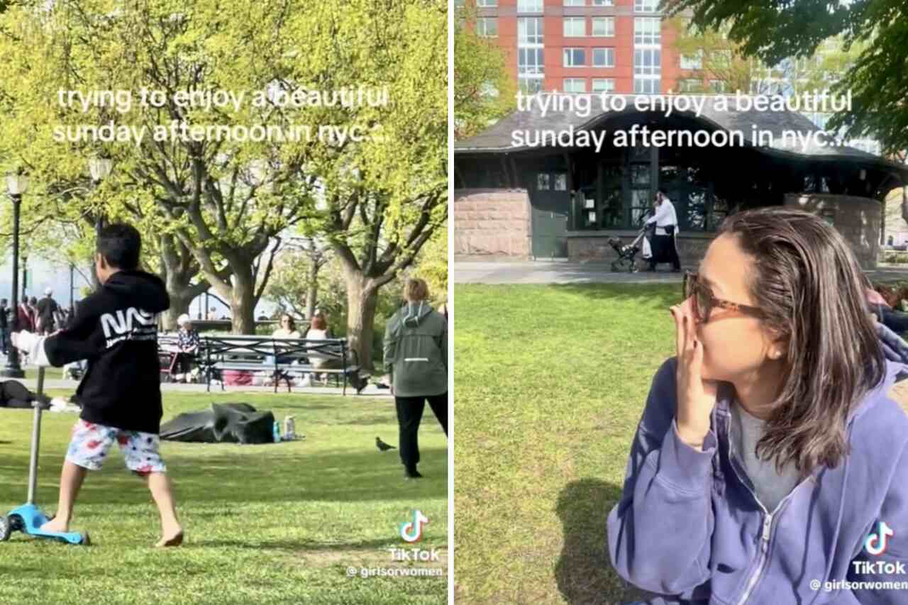 Kontroverzní video: Pár se zdá provádět intimní akt pod dekou a šokuje rodiny v parku