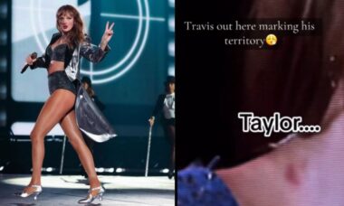 Taylor Swift aparece com marca suspeita no pescoço e atiça curiosidade dos fãs