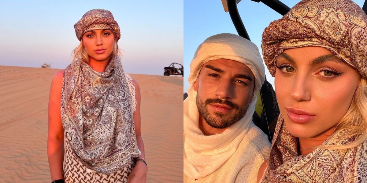 La più bella calciatrice del mondo realizza un incantevole servizio fotografico nel deserto di Dubai