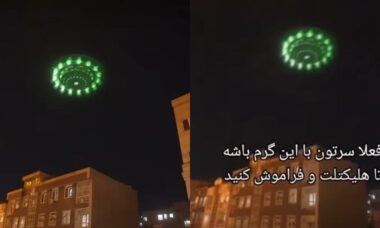 Objeto misterioso sobrevoa o céu do Irã e deixa moradores chocados