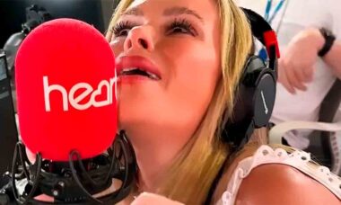 Amanda Holden. Foto e vídeo: @thisisheart/instagram