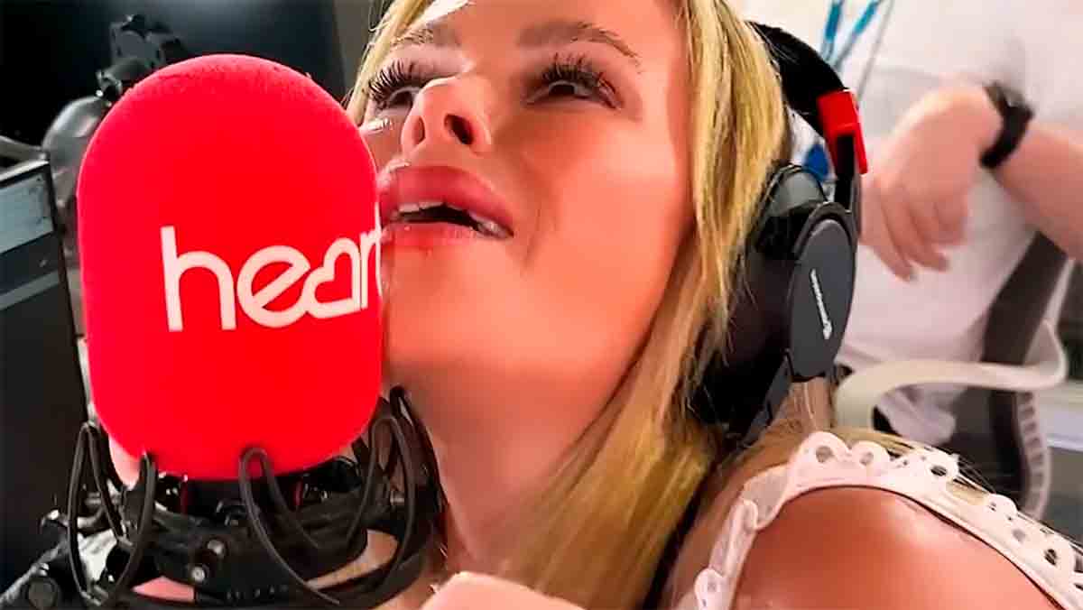 Amanda Holden. Foto e vídeo: @thisisheart/instagram