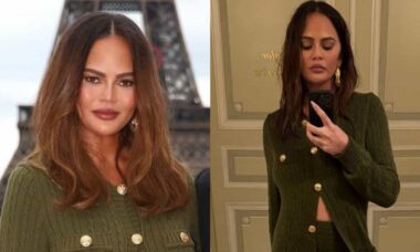 Chrissy Teigen, esposa de John Legend, é criticada por sua roupa durante a cerimônia de abertura das Olimpíadas de 2024