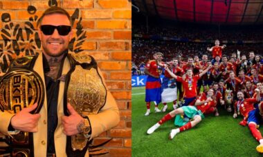 Conor McGregor ganha mais de US$ 1 milhão em aposta na vitória da Espanha na Euro 2024