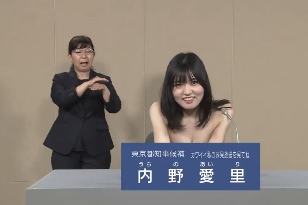 Candidate strips to win votes in Japan, and the video goes viral