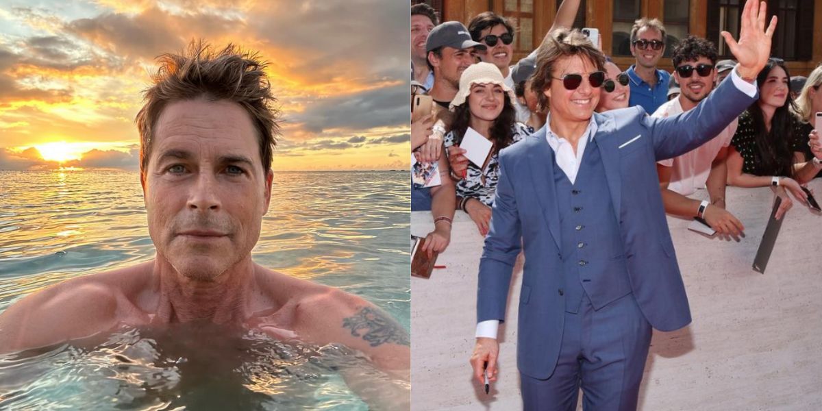 Rob Lowe. Photos: Instagram @roblowe @toimcruise