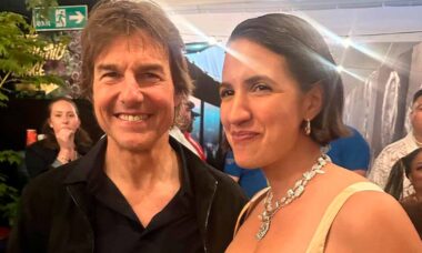 Victoria Canal e Tom Cruise. Foto: Instagram @victoriacanal