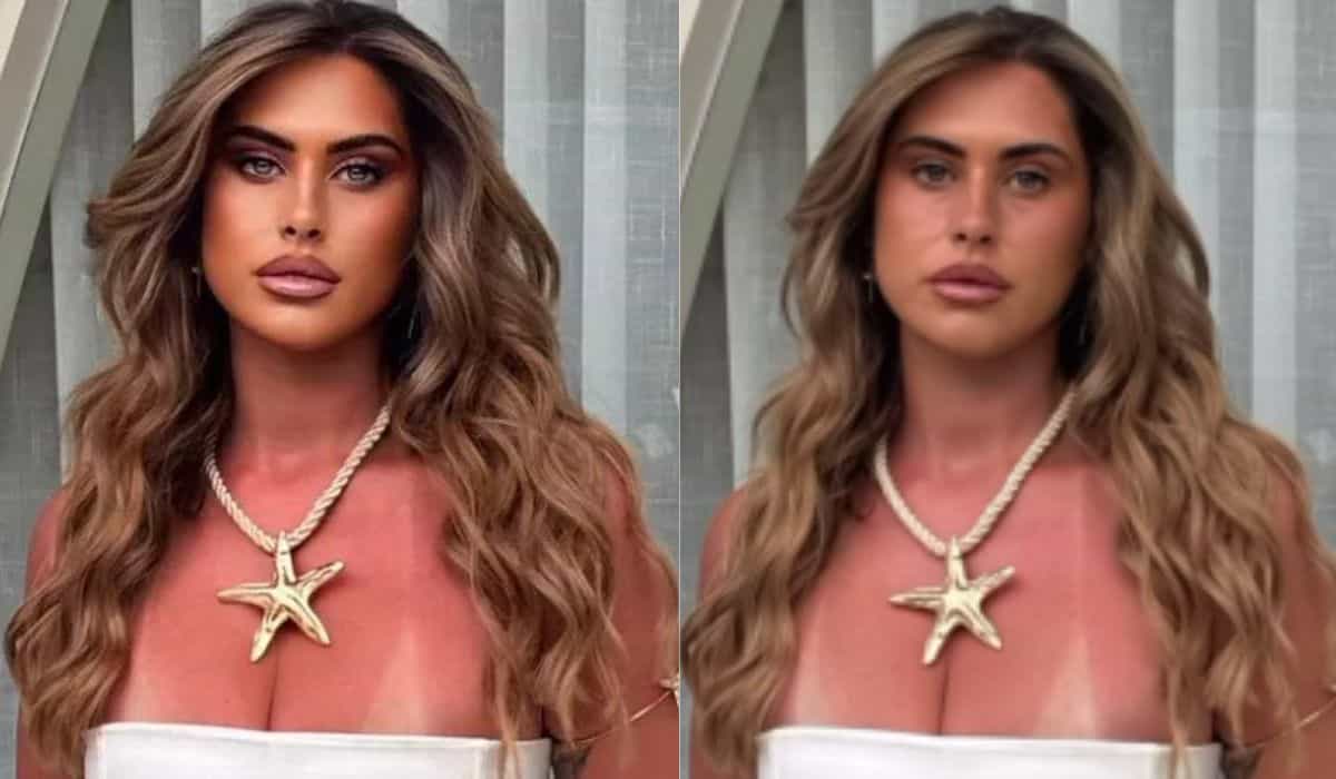 Influencer shows editing tricks and warns about unrealistic beauty standards on social media: "most of it isn't real"