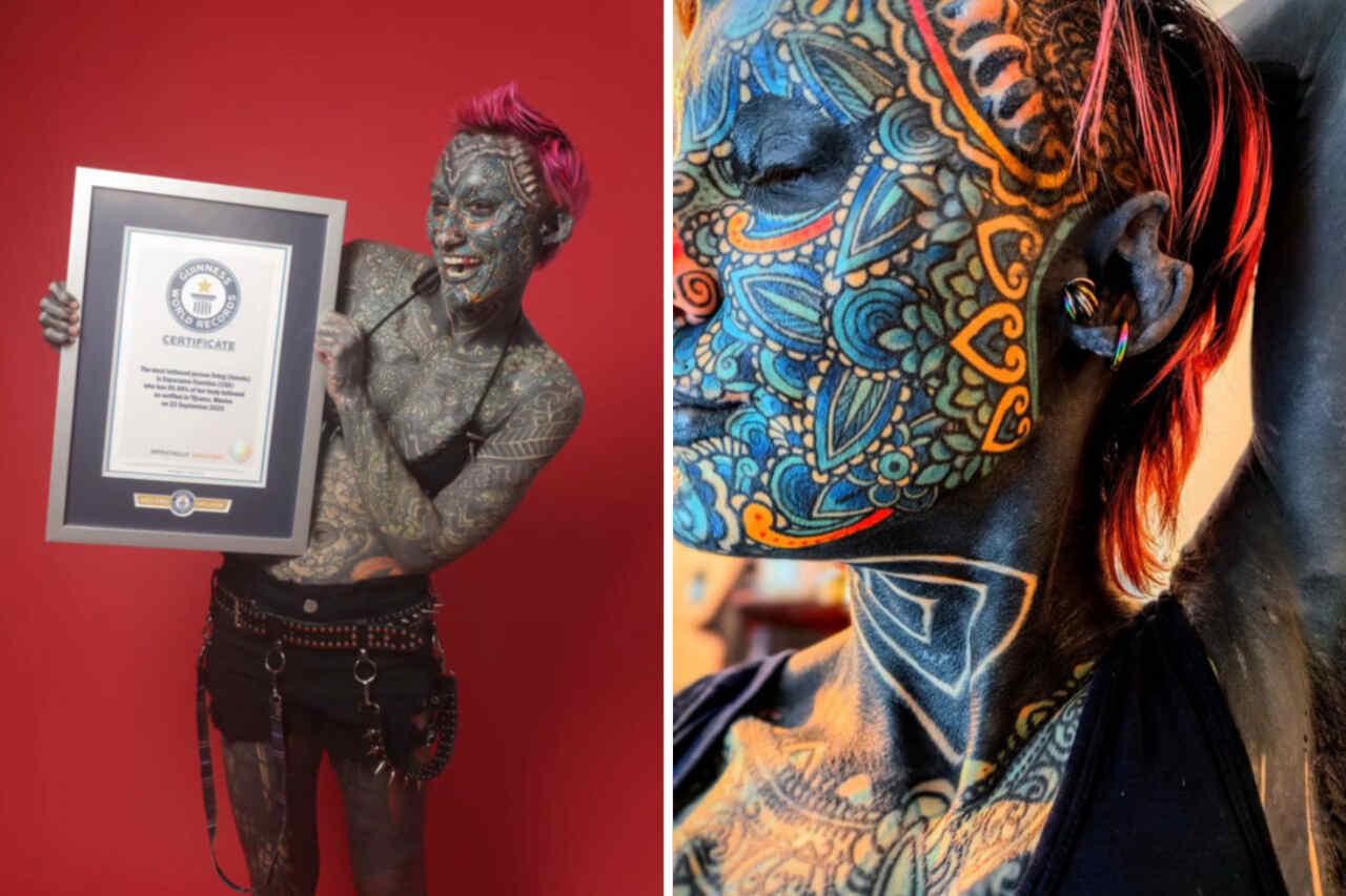 Meet the war veteran who earned the title of 'World's Most Tattooed Woman'