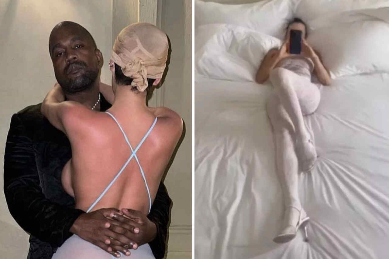 Kanye West deler dristig video af sin kone, Bianca Censori, på sociale medier