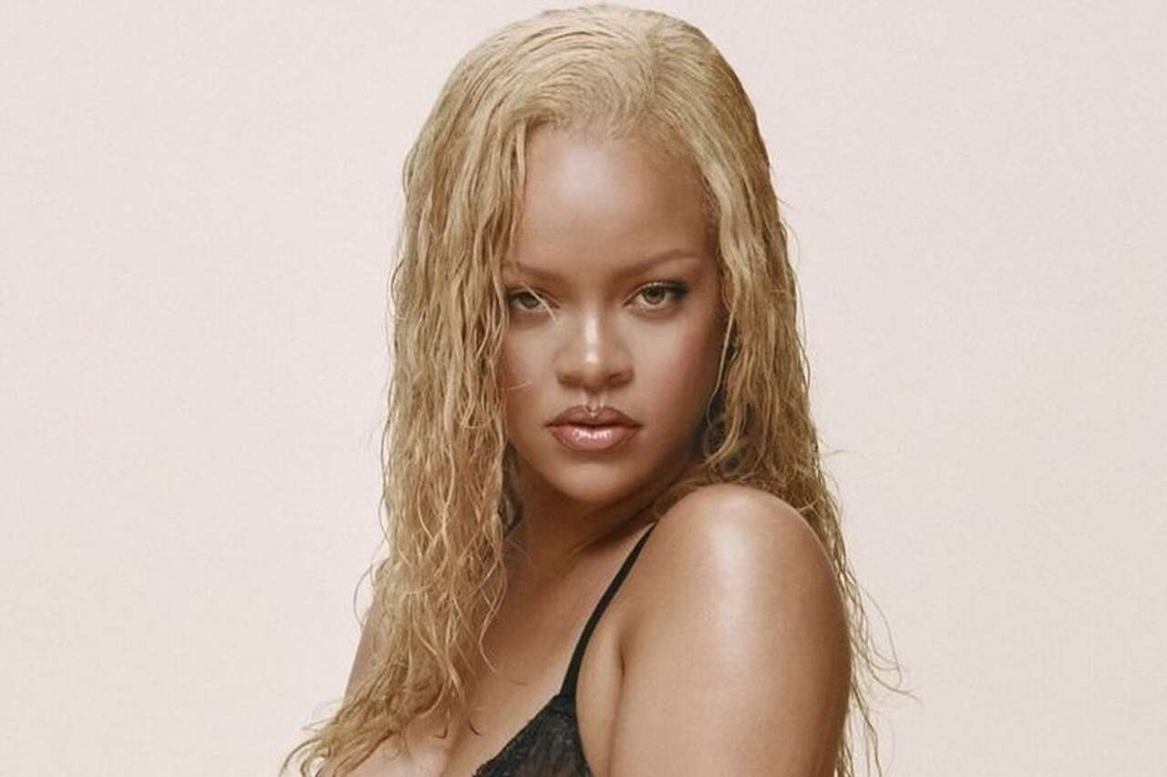 Rihanna shows off an enviable figure in a lingerie photoshoot