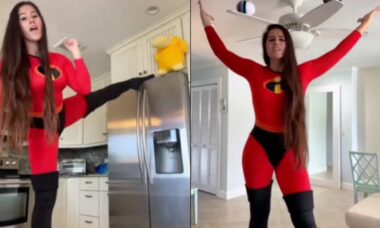 Marie Temara, criadora de conteúdo adulto de 2 metros, deixa fãs sem fôlego ao posar com fantasia da Mrs. Incredible