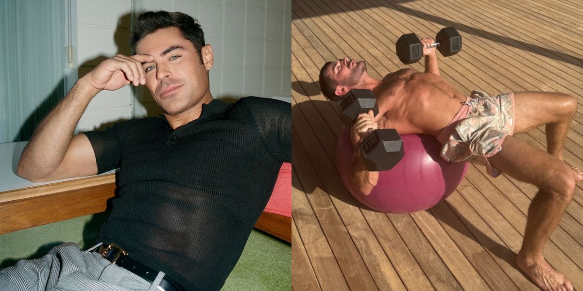 Zac Efron viser en misunnelig kropp etter ulykke på Ibiza