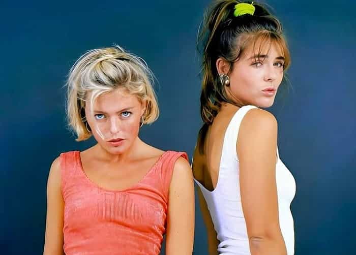 Patsy Kensit og Elizabeth Hurley (Instagram / @elizabethhurley1)