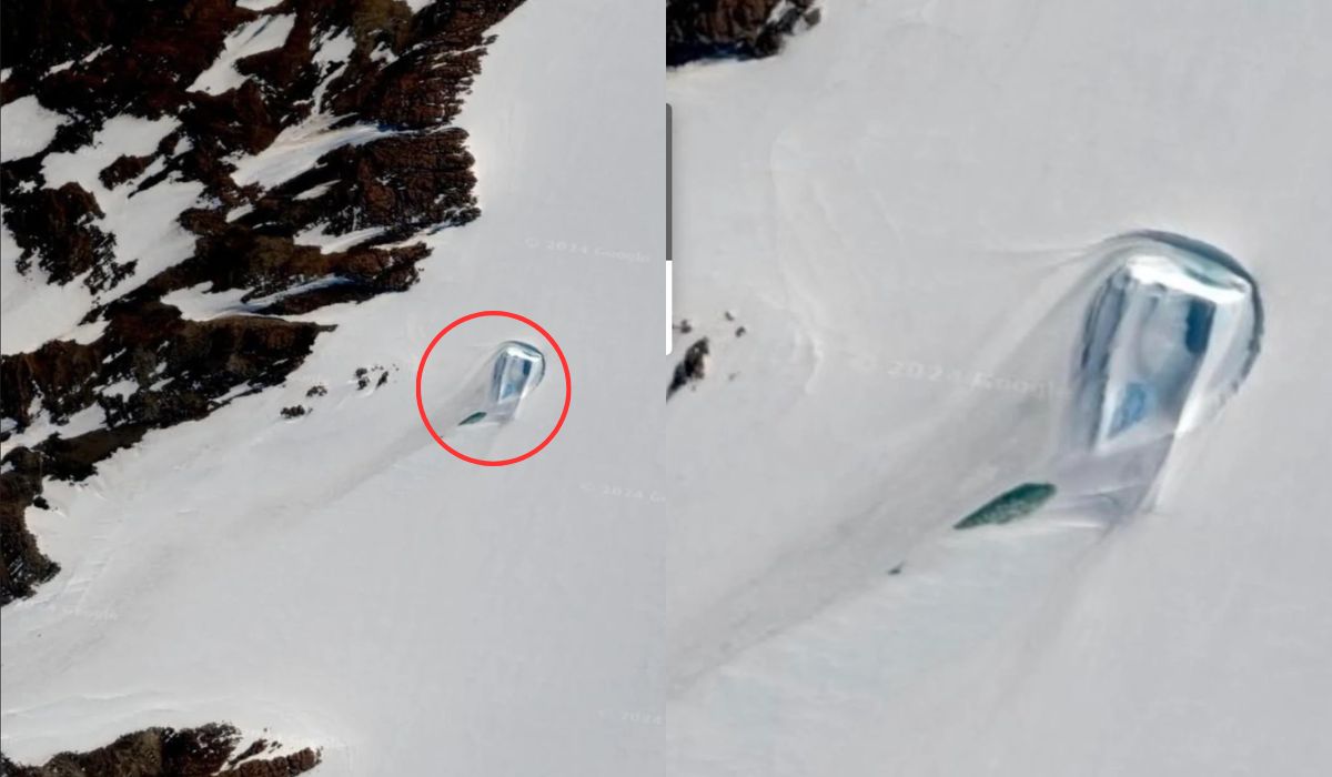 Reddit users find a giant, mysterious door in Antarctica on Google Maps ...