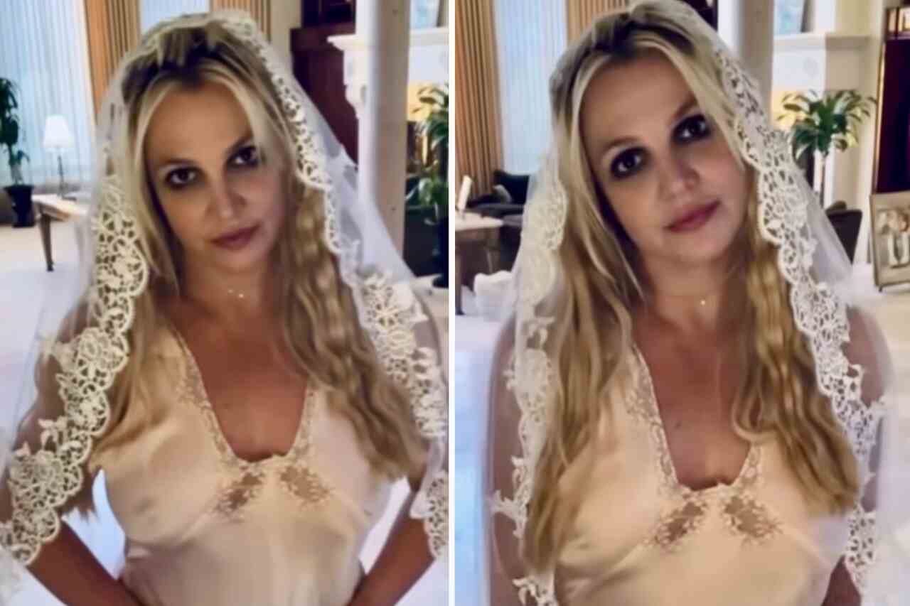 Britney Spears surpreende fãs após posar com vestido de noiva para revelar que casou consigo mesma