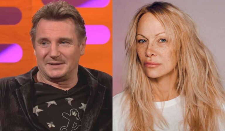 Hollywoods Shocking New Couple Pam Anderson Liam Neesons Pda - uzc3im7