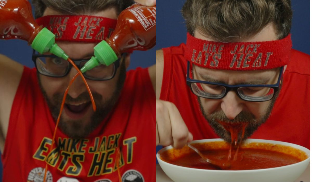 mike jack eats heat