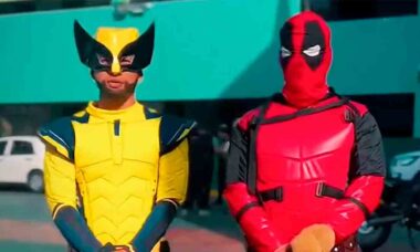 Policiais peruanos se vestem de Deadpool e Wolverine para operação contra tráfico de drogas e vídeo viraliza (Foto: Facebook)