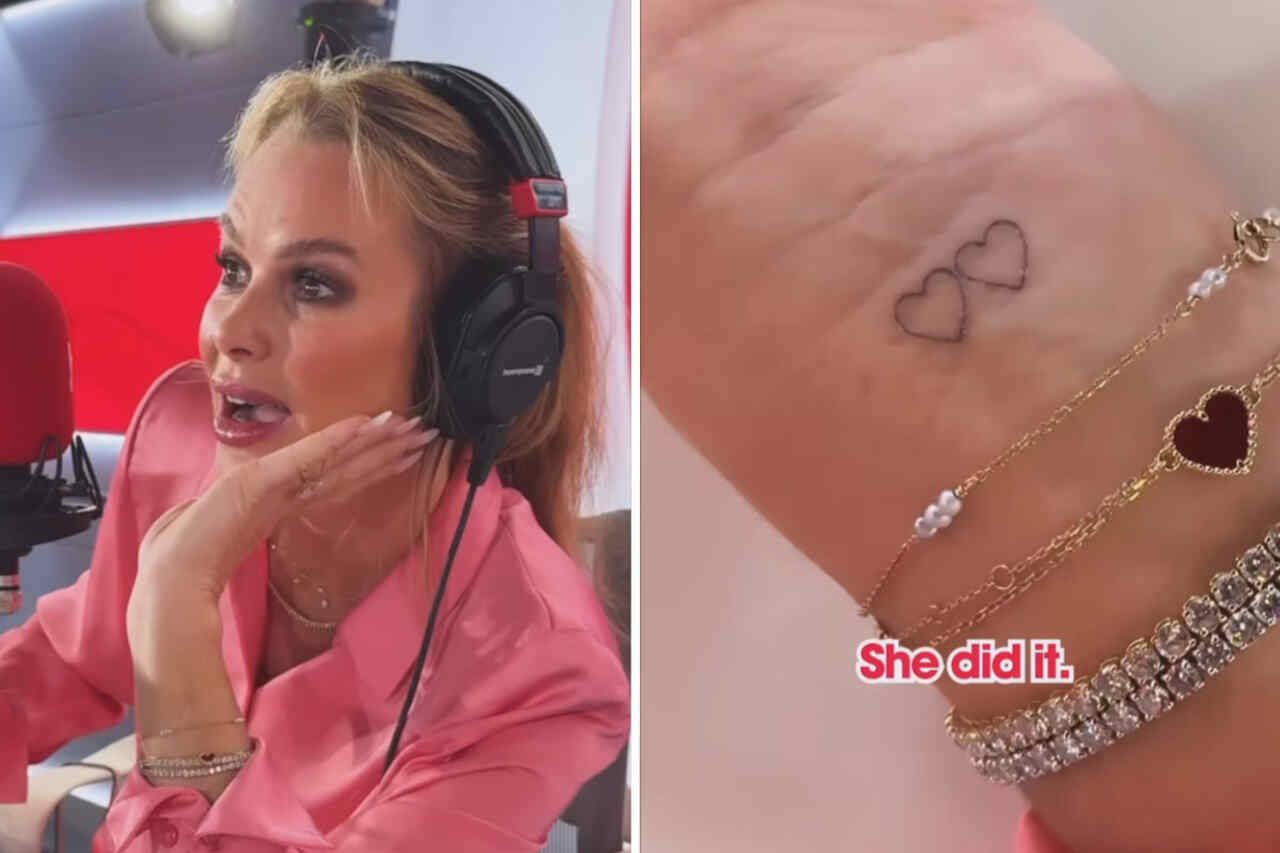 Amanda Holden reveals her husband's reaction after getting her first tattoo: 'He said it looks tacky'