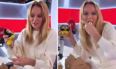 Amanda Holden deixa fãs enojados após mostrar combinação alimentícia completamente inusitada