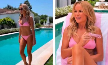 Amanda Holden. Instagram @noholdenback
