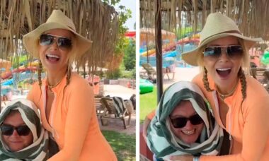 Amanda Holden. Instagram @noholdenback