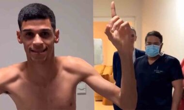 Luva de Pedreiro deixa hospital e comemora com vídeo que está bombando nas redes. Instagram @luvadepedreiro
