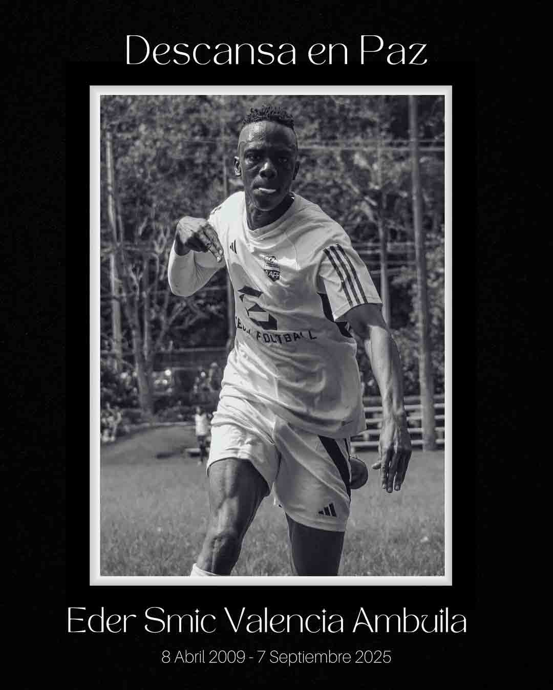 Éder Smic Valencia. Instagram @_aafpopayan
