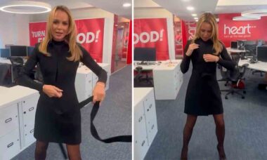 Amanda Holden. Instagram @noholdenback