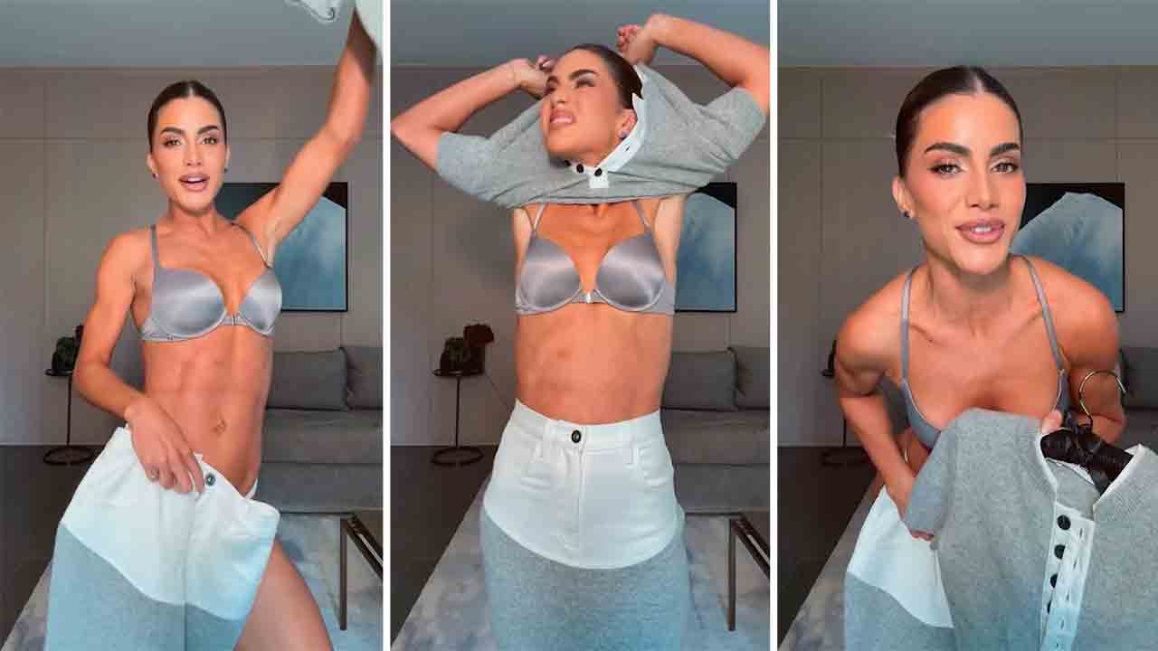 Camila Coelho exibe barriga chapada em look ousado para a final feminina do US Open. Instagram @camilacoelho