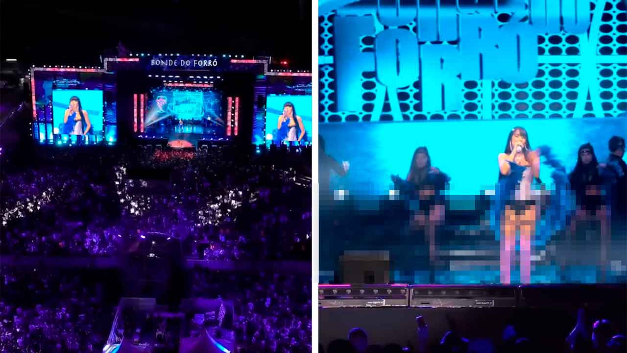 Juliana Bonde bei einem Auftritt. Foto: Instagram